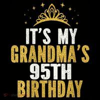 It'S My Grandma'S 95th Birthday 95 Years Old Coffee Mug thumb 5