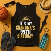 It'S My Grandma'S 95th Birthday 95 Years Old Tank Top thumb 4