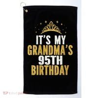 It'S My Grandma'S 95th Birthday 95 Years Old Golf Towel thumb 0