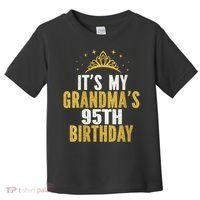 It'S My Grandma'S 95th Birthday 95 Years Old Toddler T-Shirt thumb 0