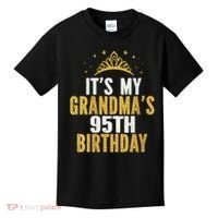 It'S My Grandma'S 95th Birthday 95 Years Old Kids T-Shirt thumb 0