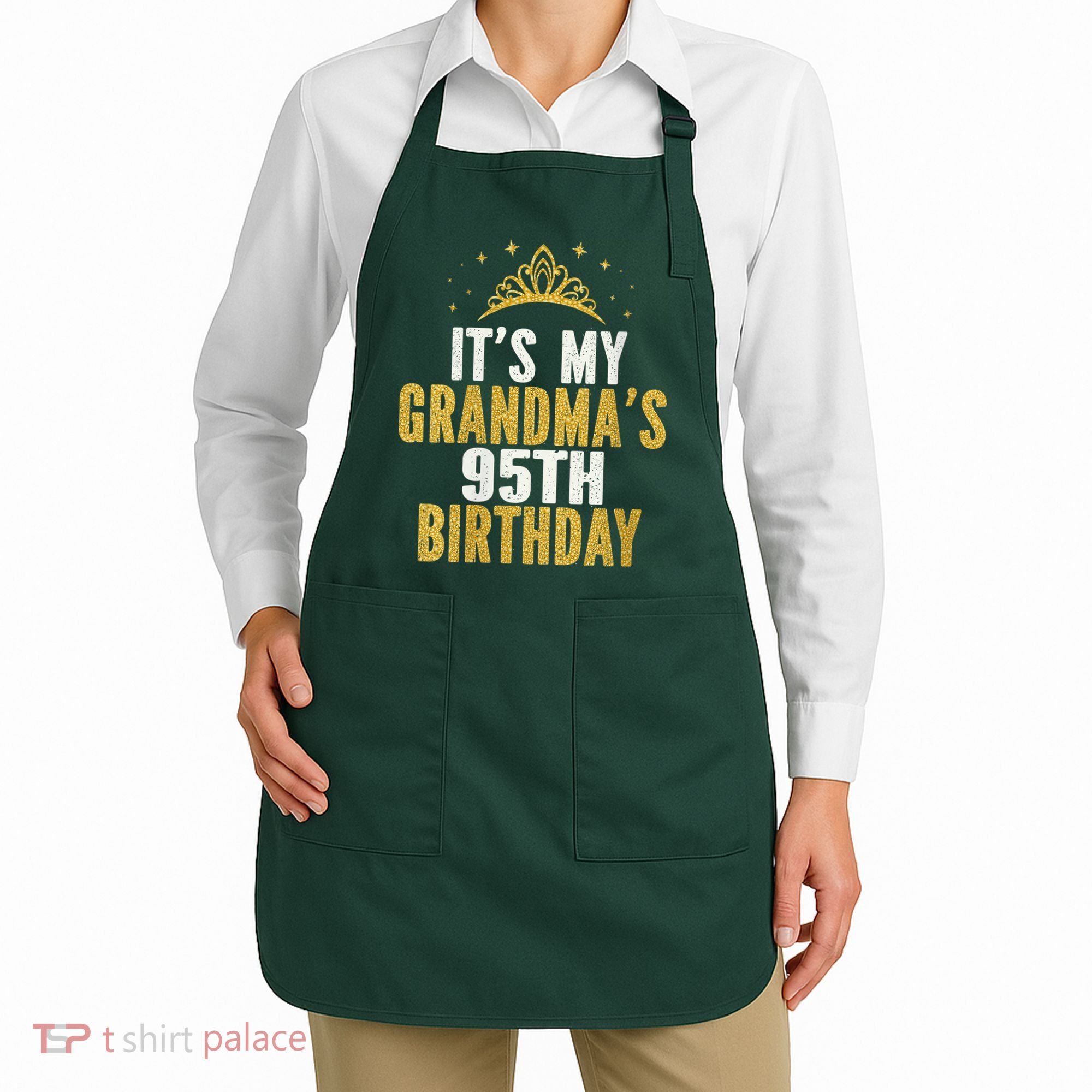 It'S My Grandma'S 95th Birthday 95 Years Old Apron
