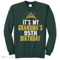 It'S My Grandma'S 95th Birthday 95 Years Old Sweatshirt thumb 0