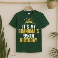 It'S My Grandma'S 95th Birthday 95 Years Old T-Shirt thumb 2