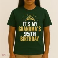 It'S My Grandma'S 95th Birthday 95 Years Old T-Shirt thumb 4