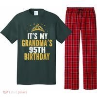 It'S My Grandma'S 95th Birthday 95 Years Old Pajama Set thumb 0