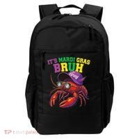 Its Mardi Gras Bruh Dabbing Crawfish Carnival Women Backpack thumb 0