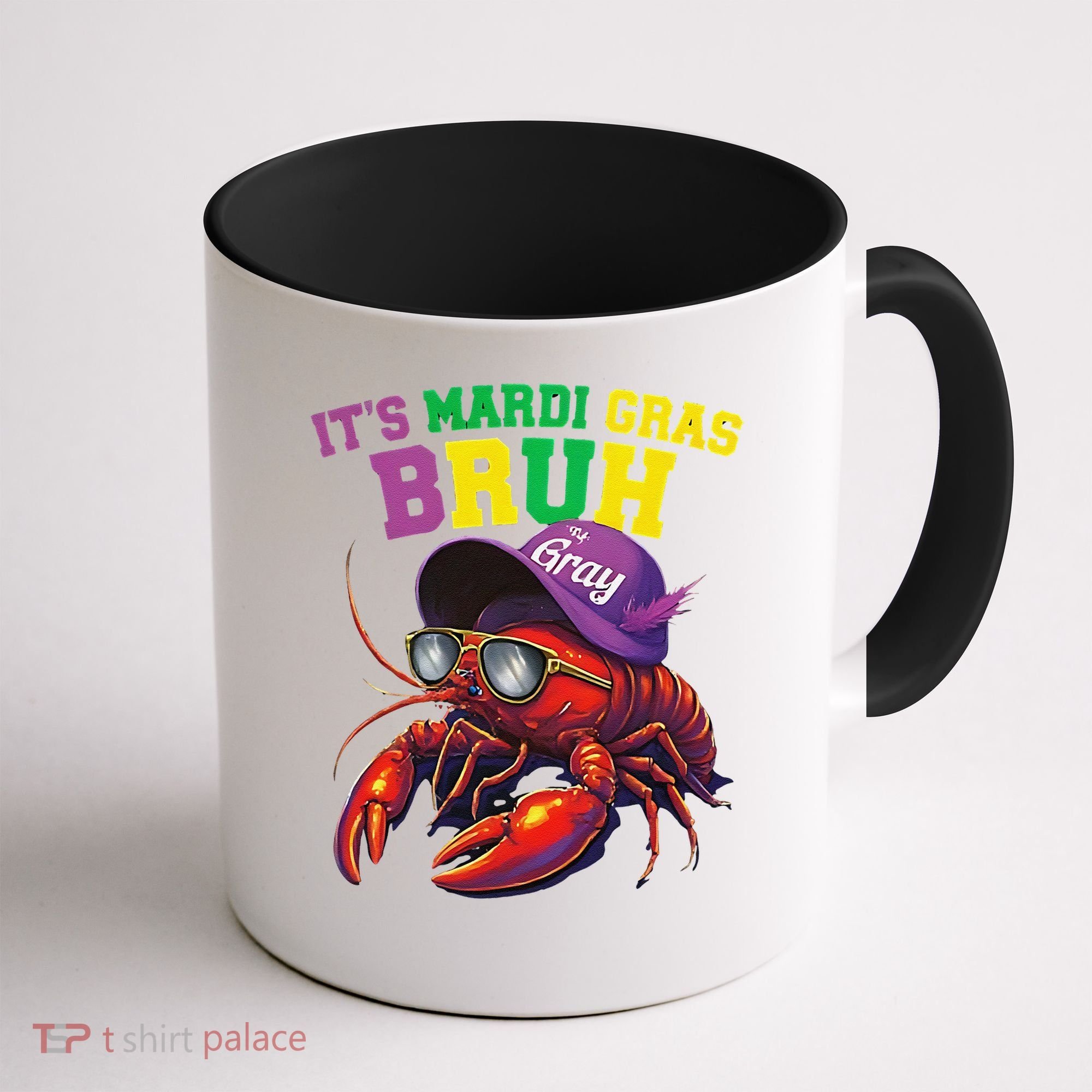 Its Mardi Gras Bruh Dabbing Crawfish Carnival Women Coffee Mug
