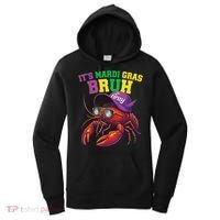Its Mardi Gras Bruh Dabbing Crawfish Carnival Women Women's Hoodie thumb 0