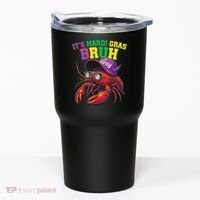 Its Mardi Gras Bruh Dabbing Crawfish Carnival Women Tumbler thumb 0