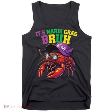 Its Mardi Gras Bruh Dabbing Crawfish Carnival Women Tank Top