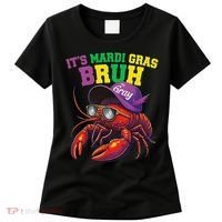 Its Mardi Gras Bruh Dabbing Crawfish Carnival Women Women's T-Shirt thumb 0