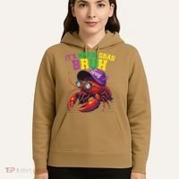 Its Mardi Gras Bruh Dabbing Crawfish Carnival Women Hoodie thumb 5