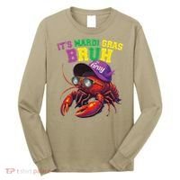 Its Mardi Gras Bruh Dabbing Crawfish Carnival Women Long Sleeve Shirt thumb 0