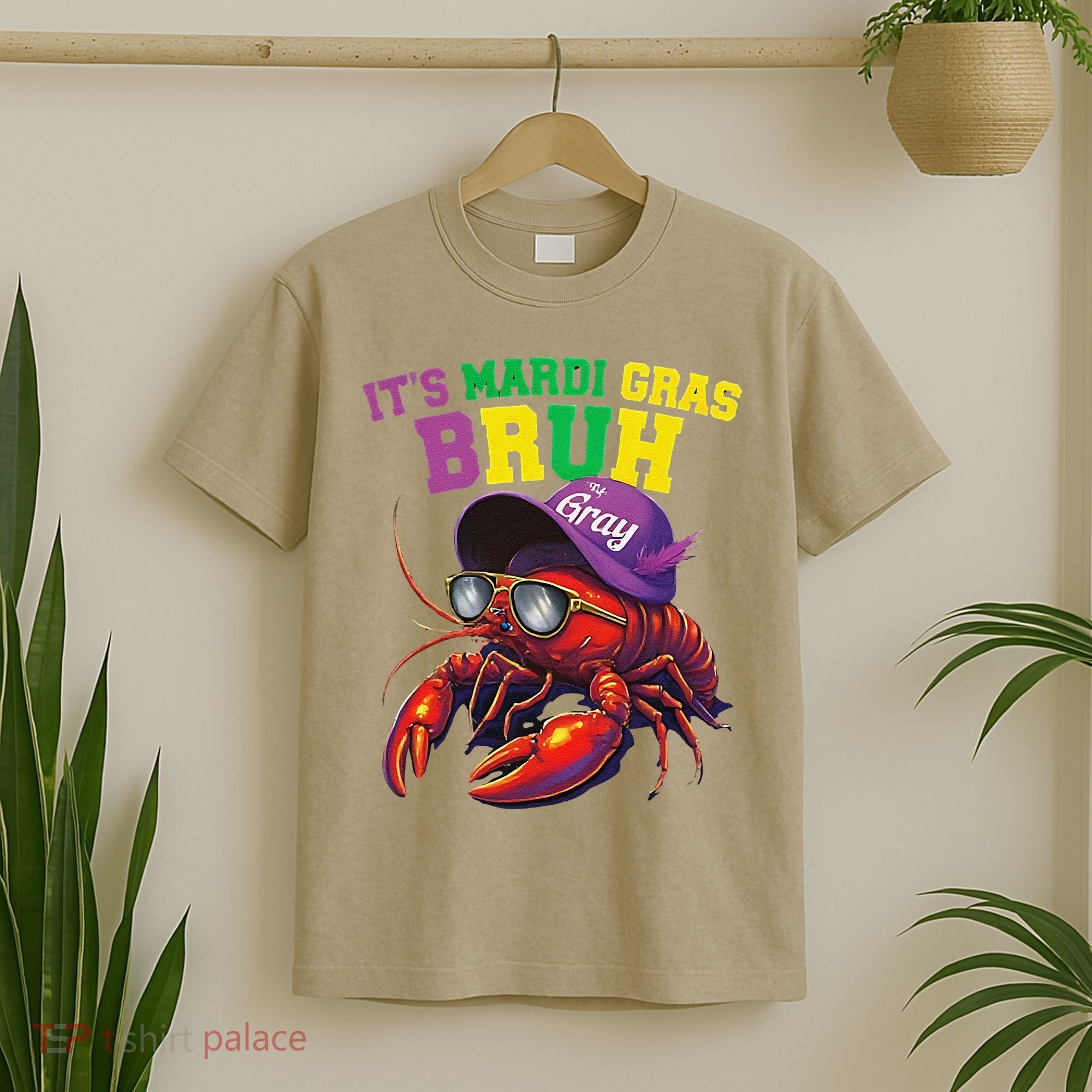 Its Mardi Gras Bruh Dabbing Crawfish Carnival Women T-Shirt