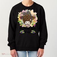 It's Mardi Gras Y'all Heifer Cow Farmer Farming Funny Women's Sweatshirt thumb 0