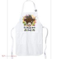 It's Mardi Gras Y'all Heifer Cow Farmer Farming Funny Apron thumb 0