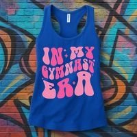 In My Gymnast Era Groovy Gymnastics Trendy Mom Gift Women's Tank Top thumb 3