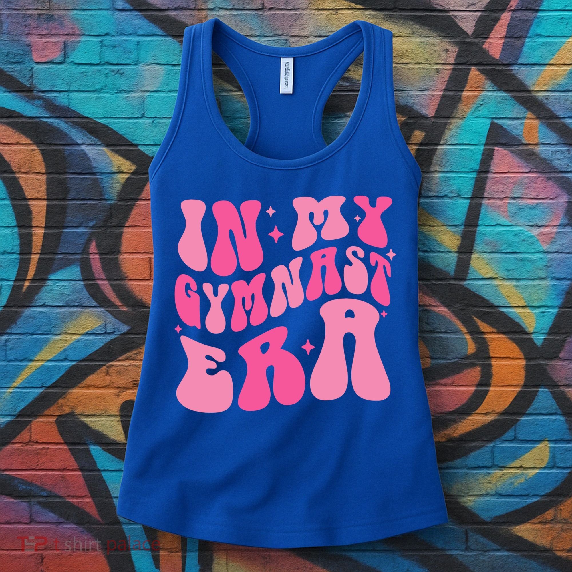 In My Gymnast Era Groovy Gymnastics Trendy Mom Gift Women's Tank Top