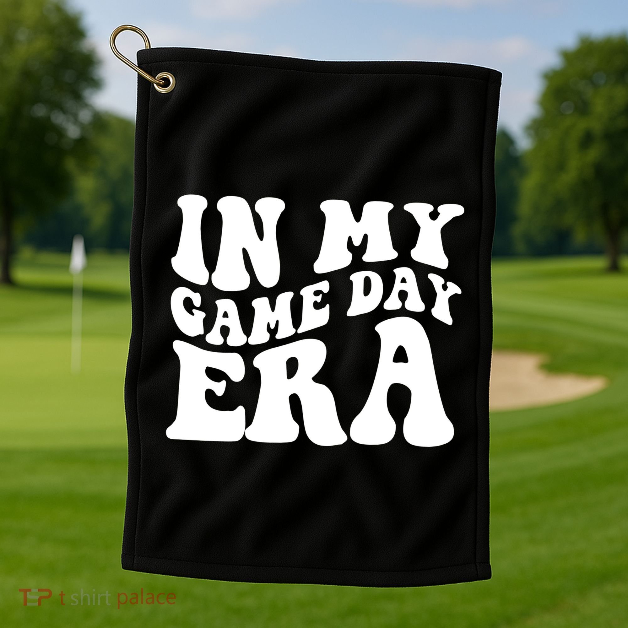 In My Game Day Era Retro Sport Golf Towel