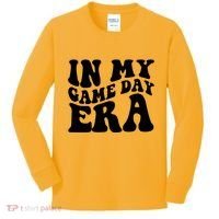 In My Game Day Era Retro Sport Kids Long Sleeve Shirt thumb 0