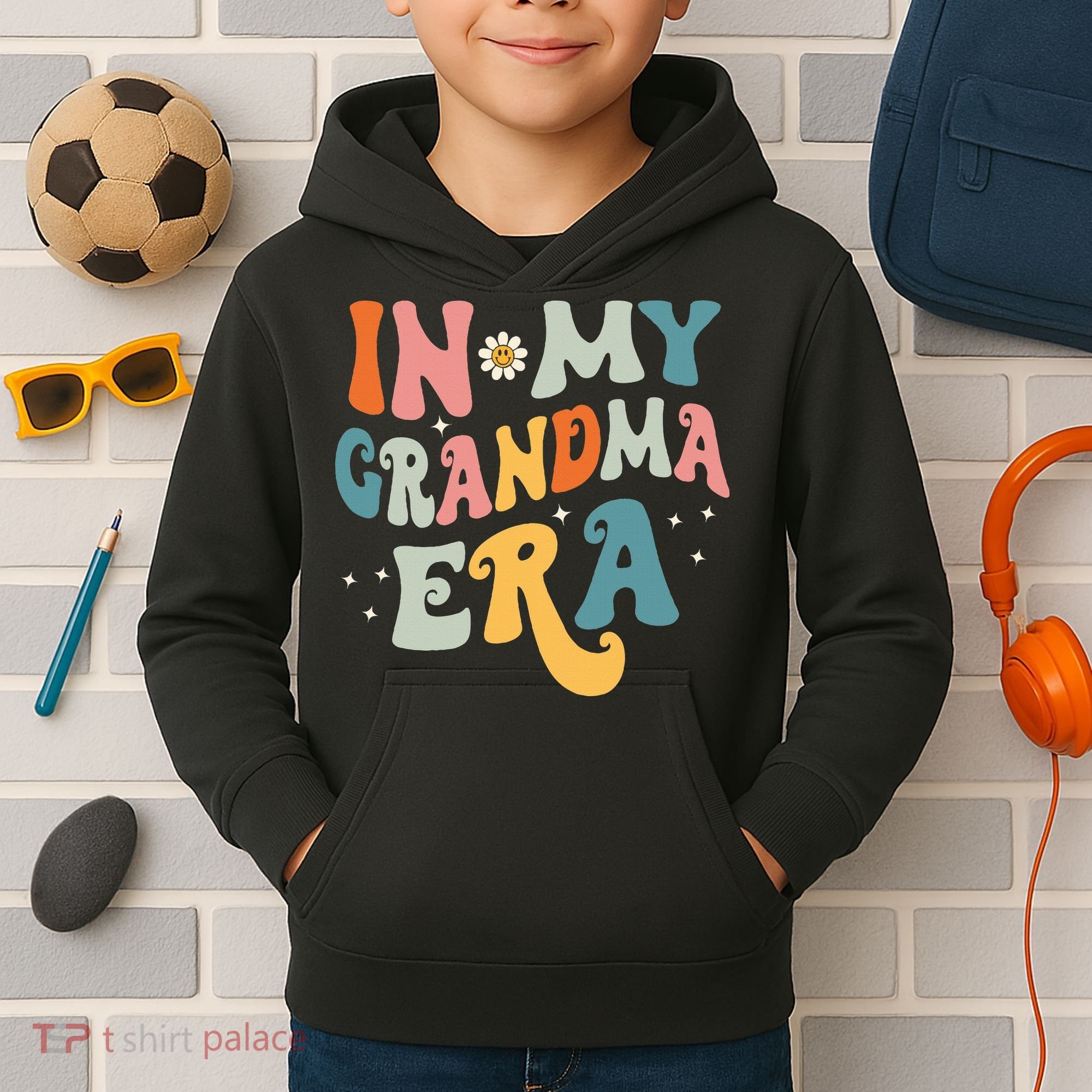 In My Grandma Era Kids Hoodie