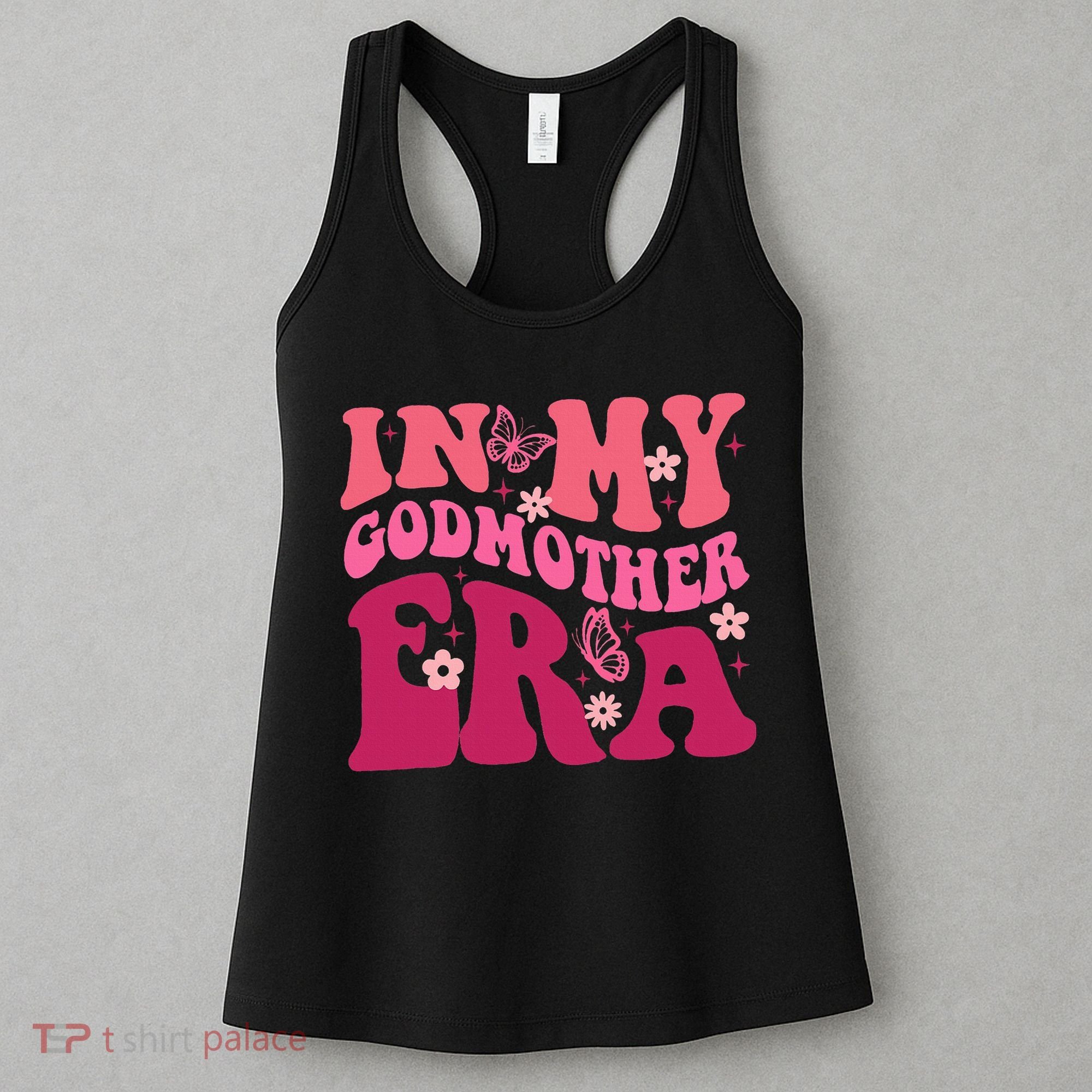 In My Godmother Era Retro Godmom Mother Proposal Women's Tank Top
