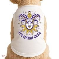 It's Mardi Gras Holiday Festival Doggie Tank thumb 0