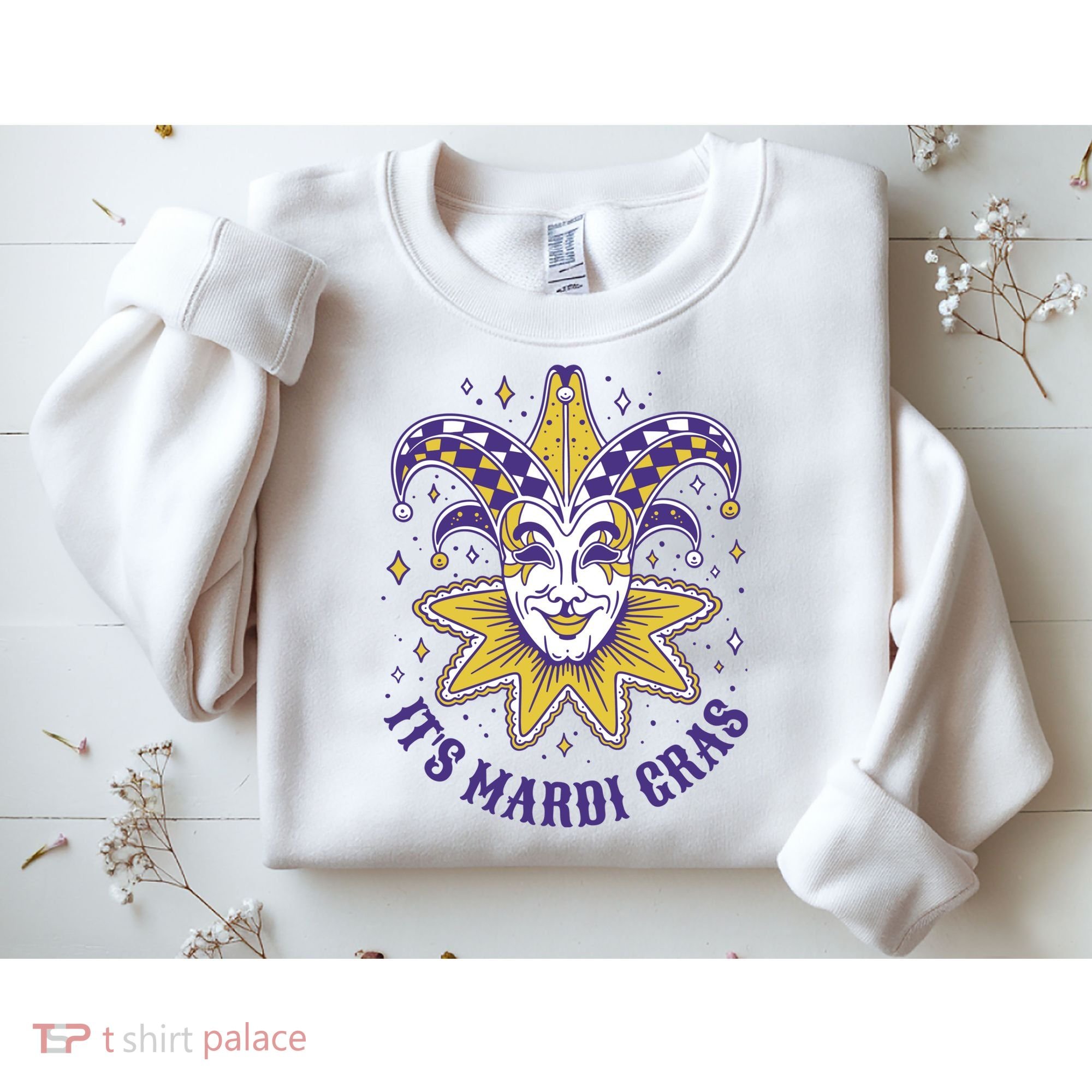 It's Mardi Gras Holiday Festival Sweatshirt
