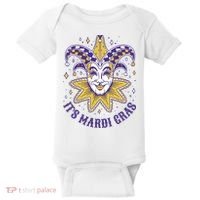 It's Mardi Gras Holiday Festival Baby Bodysuit thumb 0