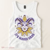 It's Mardi Gras Holiday Festival Tank Top thumb 2