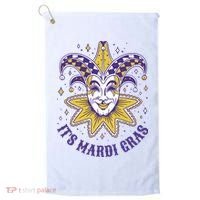 It's Mardi Gras Holiday Festival Golf Towel thumb 0