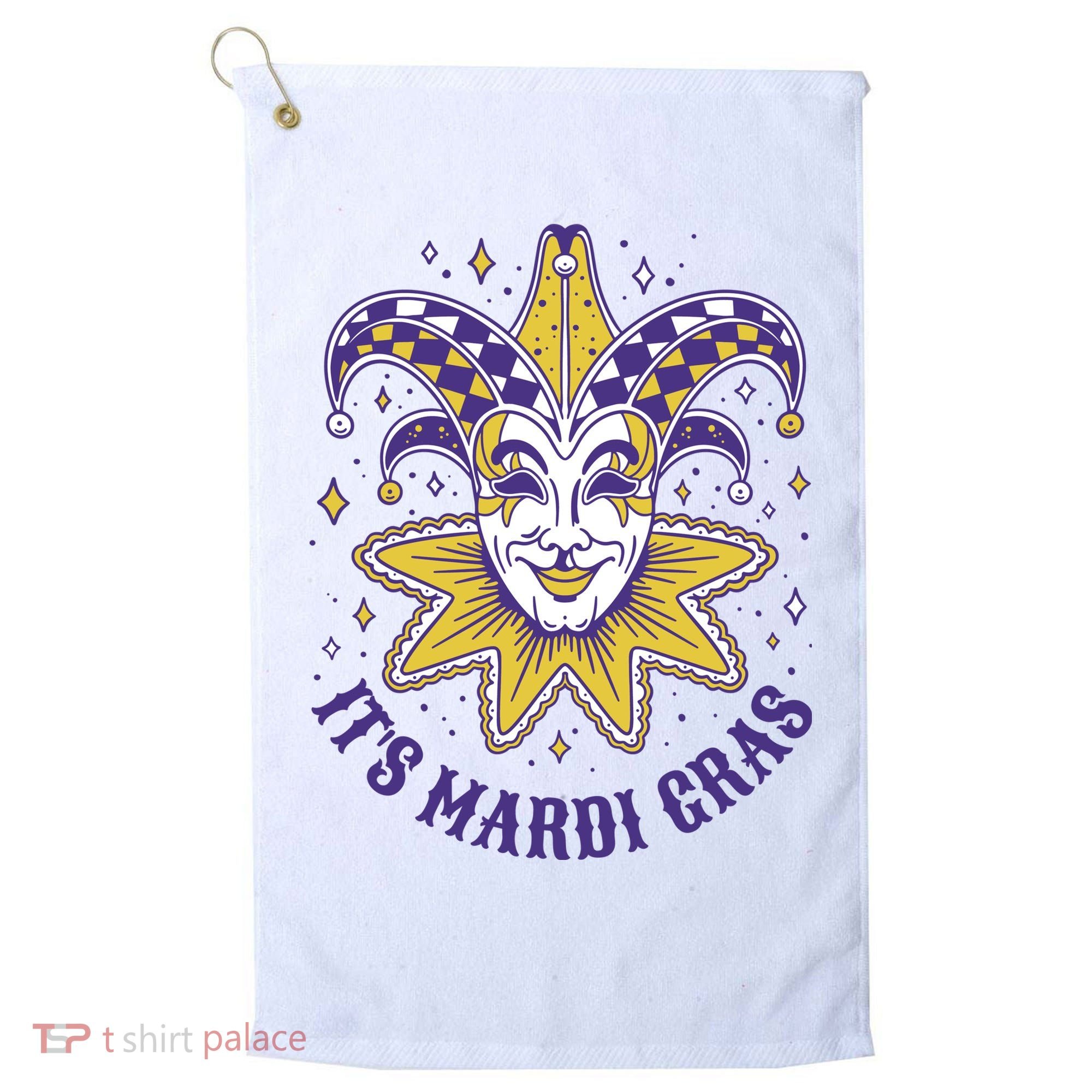 It's Mardi Gras Holiday Festival Golf Towel