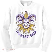It's Mardi Gras Holiday Festival Kids Sweatshirt thumb 0