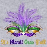 It's Mardi Gras Y'all Festive Party Women's Sweatshirt thumb 2