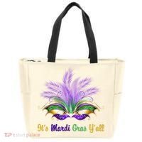 It's Mardi Gras Y'all Festive Party Tote Bag thumb 0