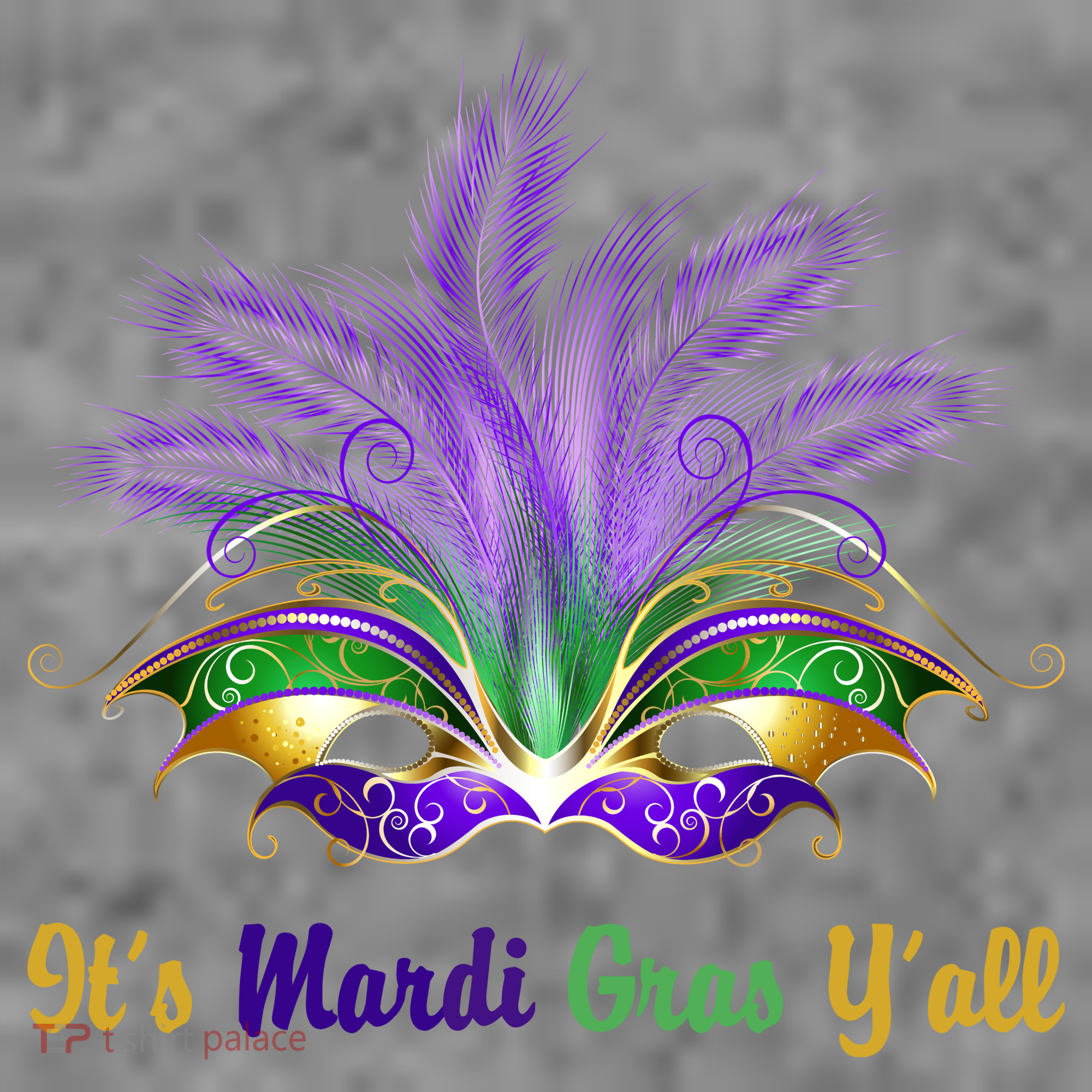 It's Mardi Gras Y'all Festive Party Toddler Hoodie