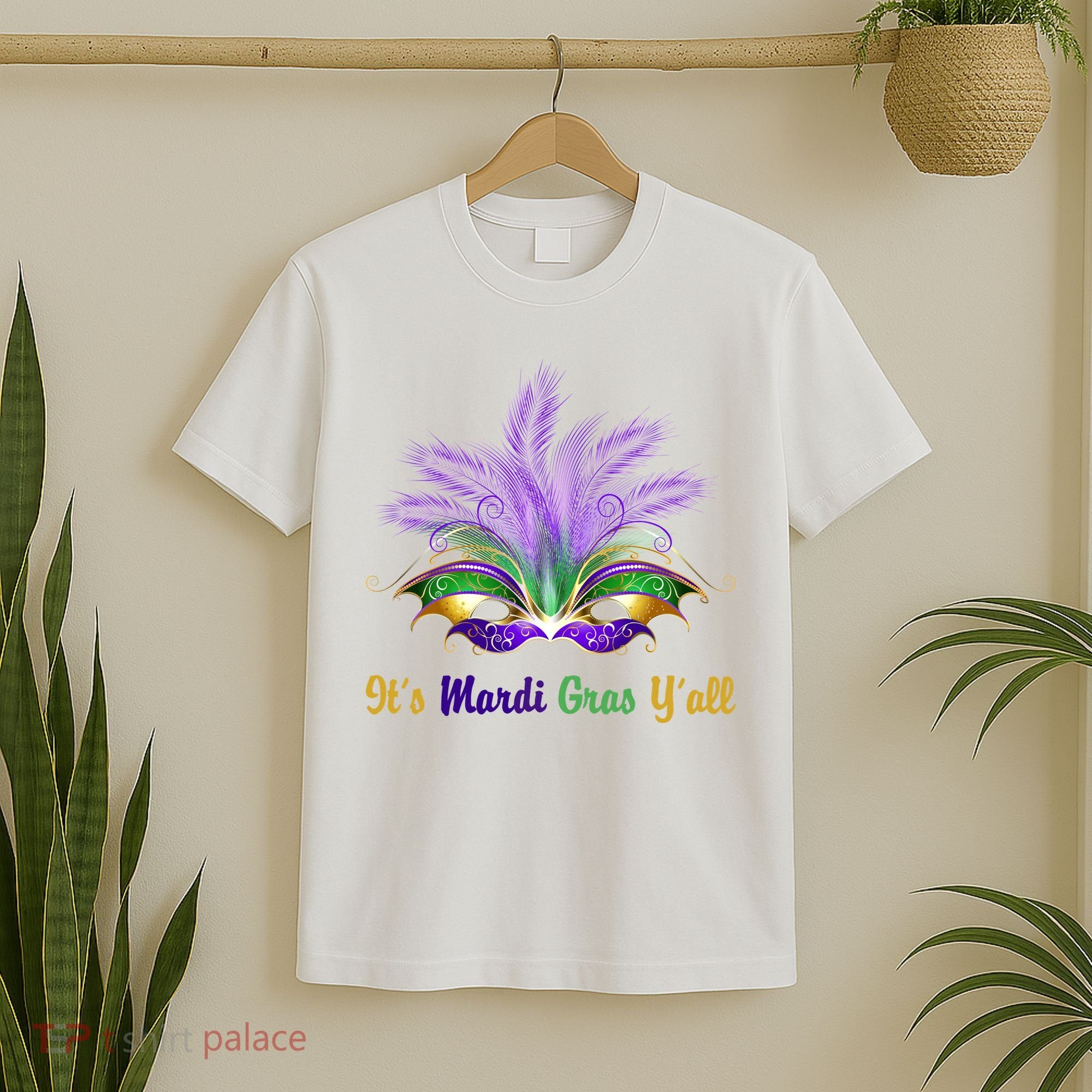 It's Mardi Gras Y'all Festive Party T-Shirt