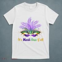 It's Mardi Gras Y'all Festive Party T-Shirt thumb 5