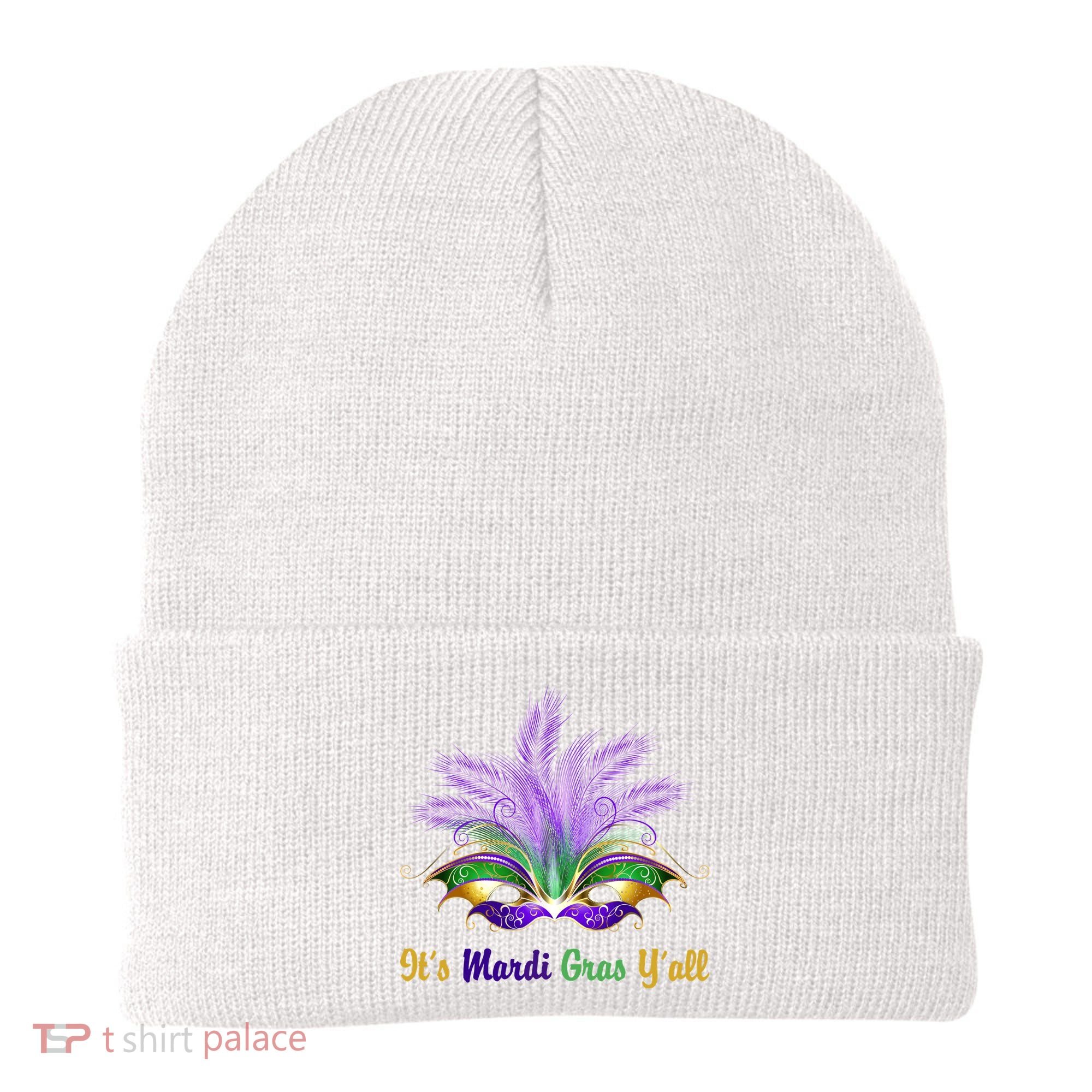 It's Mardi Gras Y'all Festive Party Beanie