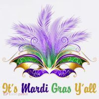 It's Mardi Gras Y'all Festive Party Women's Tank Top thumb 5