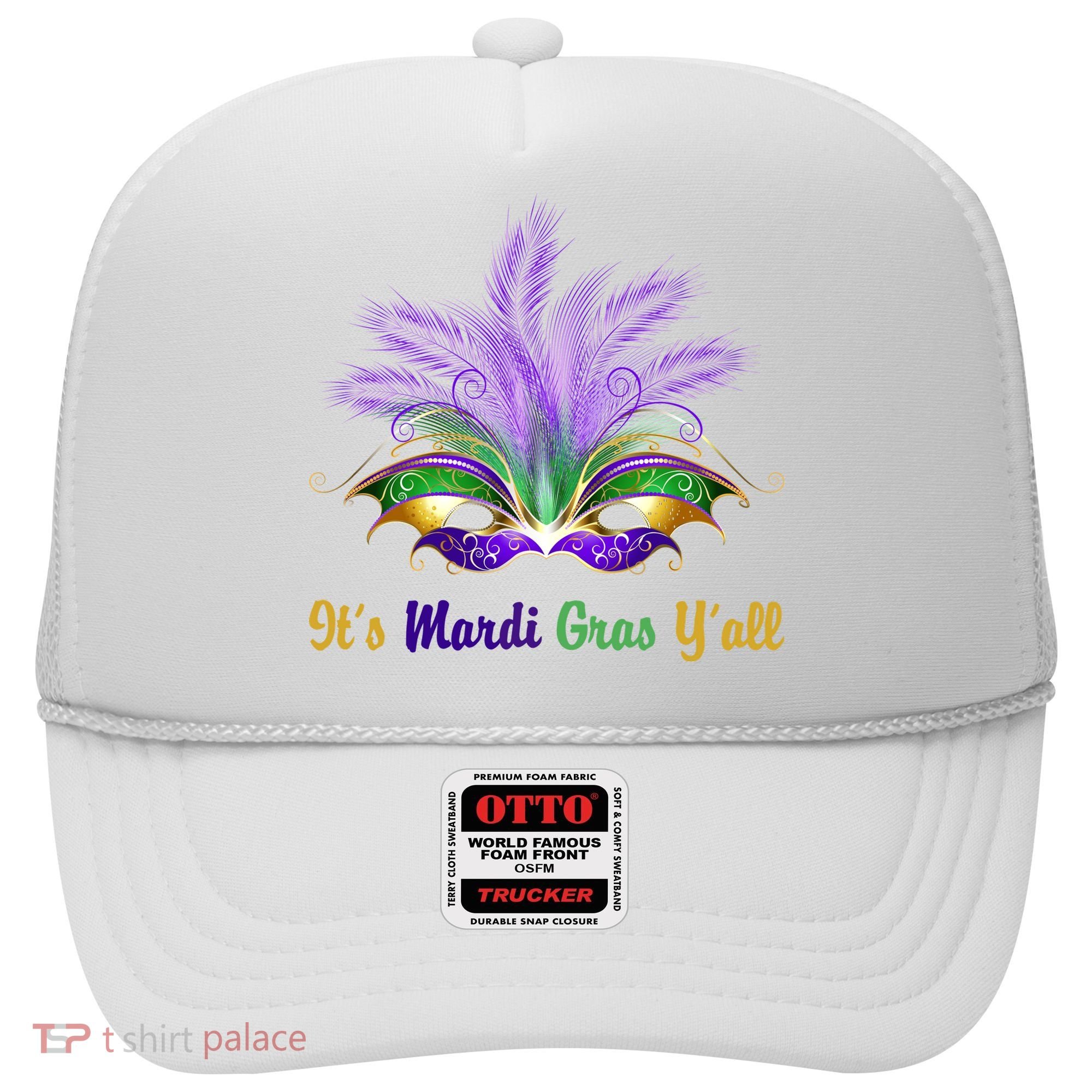It's Mardi Gras Y'all Festive Party Hat
