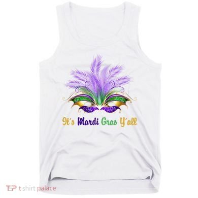 It's Mardi Gras Y'all Festive Party Tank Top