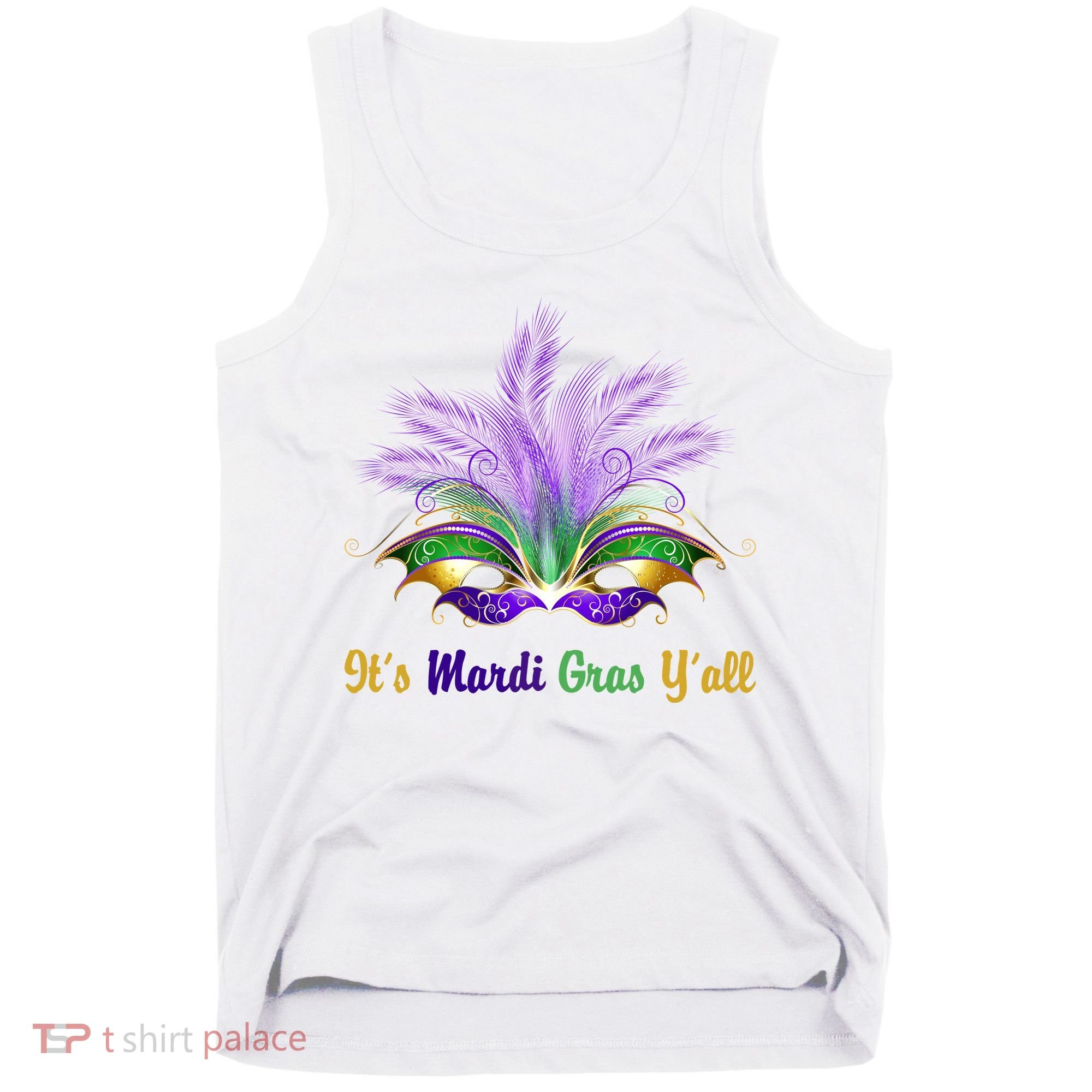 It's Mardi Gras Y'all Festive Party Tank Top