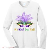 It's Mardi Gras Y'all Festive Party Women's Long Sleeve Shirt thumb 0
