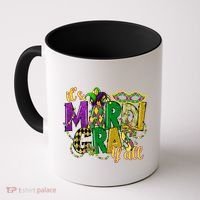 Its Mardi Gras Yall Mardi Gras Party Mask Costume Gift Coffee Mug thumb 0