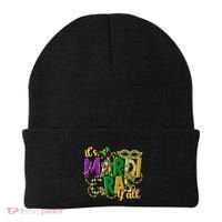 Its Mardi Gras Yall Mardi Gras Party Mask Costume Gift Beanie thumb 0
