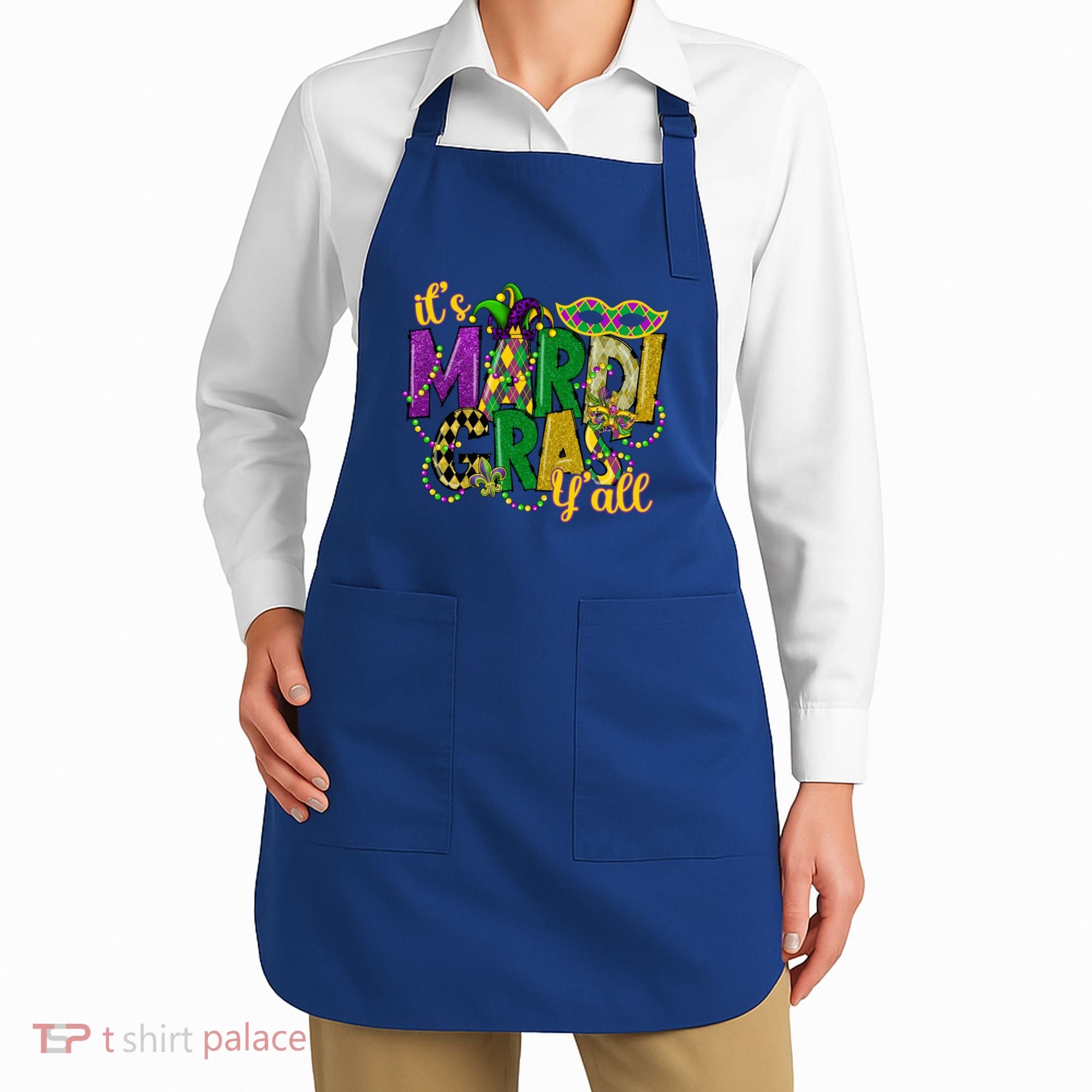 Its Mardi Gras Yall Mardi Gras Party Mask Costume Gift Apron