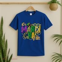 Its Mardi Gras Yall Mardi Gras Party Mask Costume Gift T-Shirt thumb 2