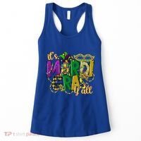 Its Mardi Gras Yall Mardi Gras Party Mask Costume Gift Women's Tank Top thumb 0
